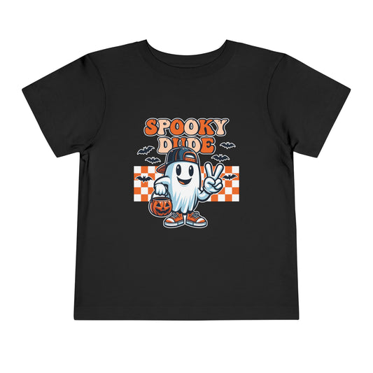Spooky Toddler Tee - Halloween Shirt for Kids, Ghost Graphic T-Shirt, Toddler Costume Top, Fun Kids Apparel, Halloween Outfit