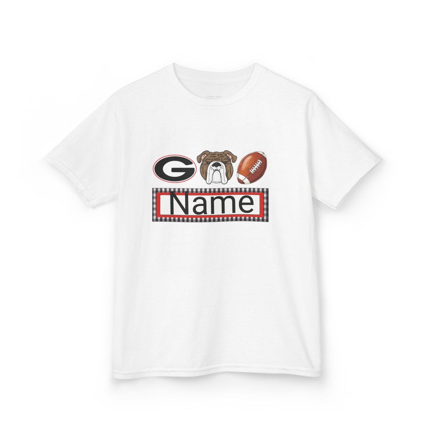 Customizable Kids Football Tee, Youth Sports T-Shirt, Personalized Kid's Apparel, Fun Game Day Shirt, Birthday Gift for Boys
