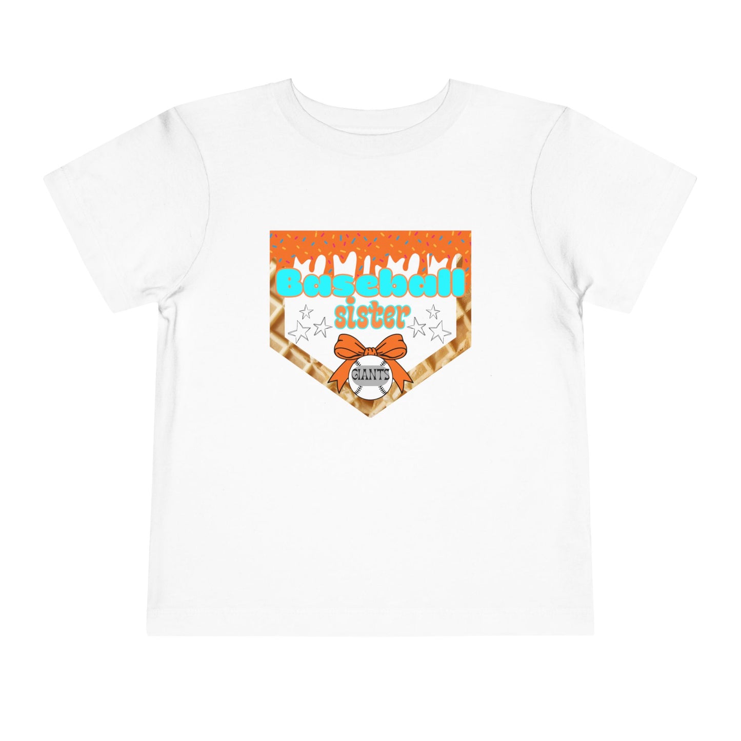 Baseball Sister Toddler Tee, Cute Gift for Young Sports Fans, Summer Playwear, Birthday Party Tee, Baseball Themed Outfit, Youth Clothing