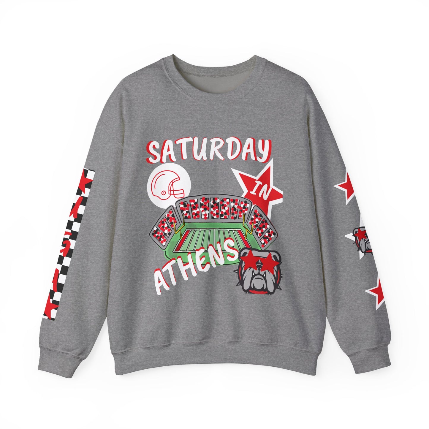 Athens Game Day Sweatshirt - Perfect for Fans, College Spirit Wear, Comfortable Streetwear, Tailgating, Gift for Sports Lovers