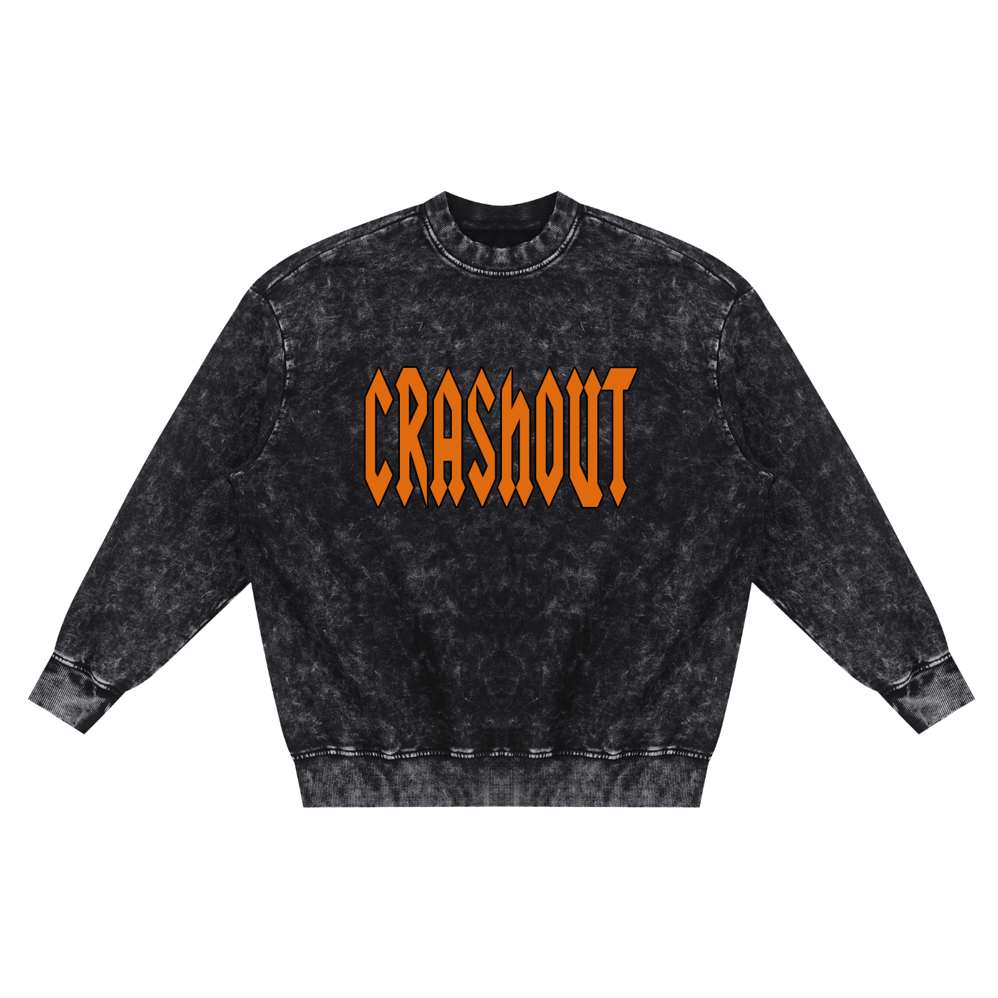 Snow Washed Hand-Frayed Sweatshirt