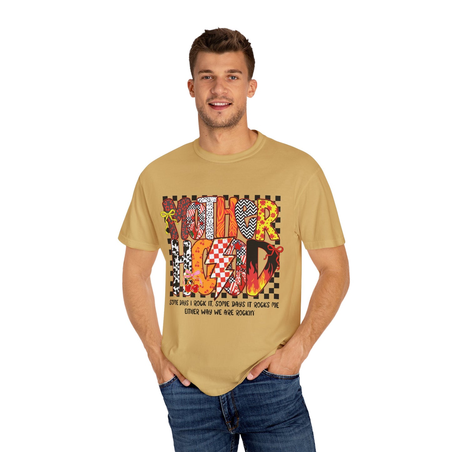 Vibrant Graphic Tee, Motherhood T-Shirt, Gift for New Moms, Casual Style, Unique Baby Shower Gift, Everyday Wear
