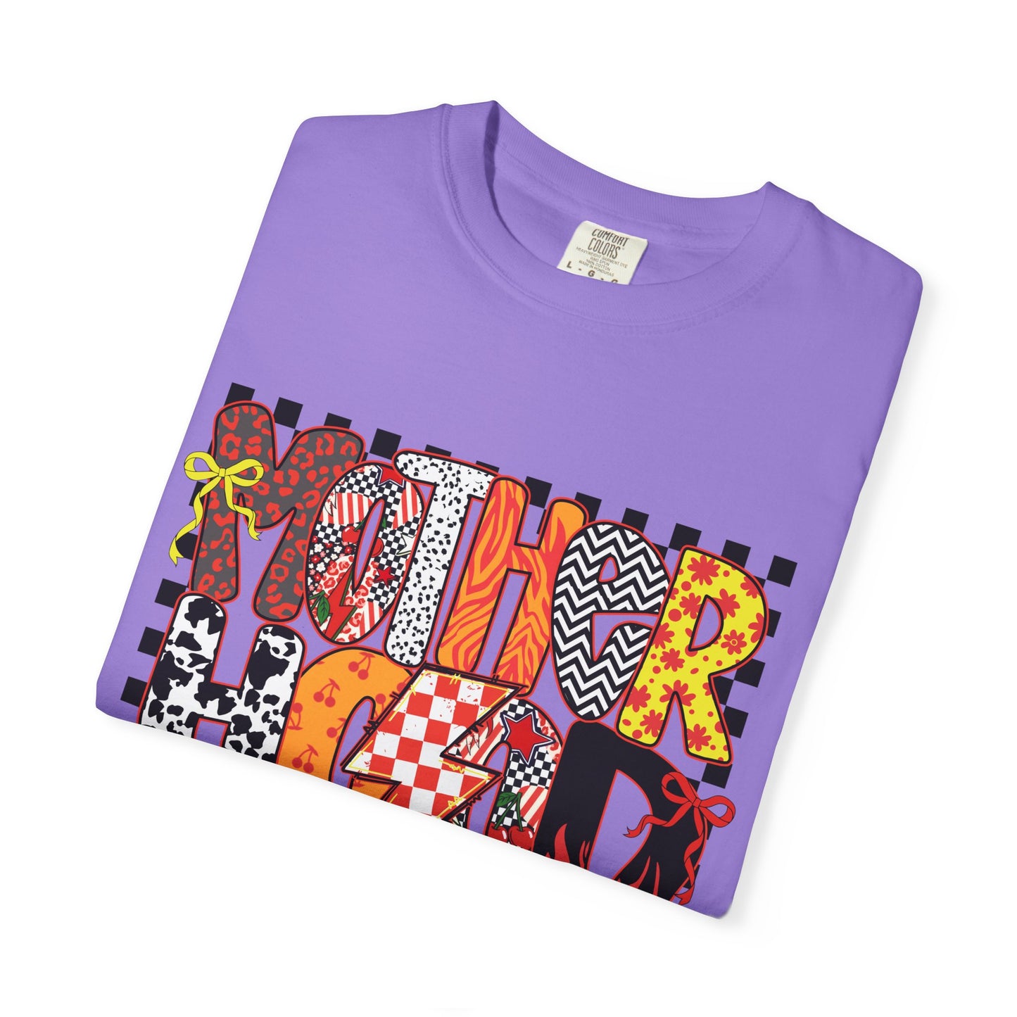 Vibrant Graphic Tee, Motherhood T-Shirt, Gift for New Moms, Casual Style, Unique Baby Shower Gift, Everyday Wear