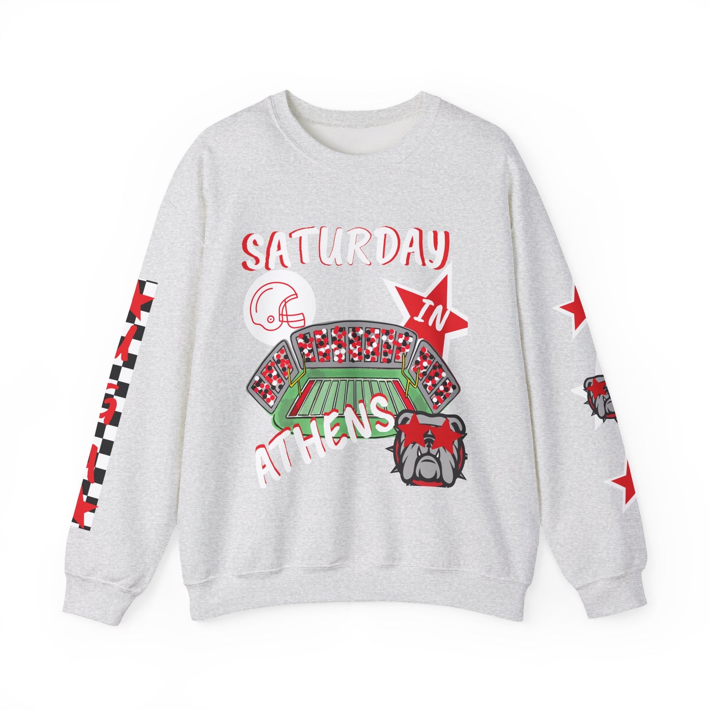 Athens Game Day Sweatshirt - Perfect for Fans, College Spirit Wear, Comfortable Streetwear, Tailgating, Gift for Sports Lovers