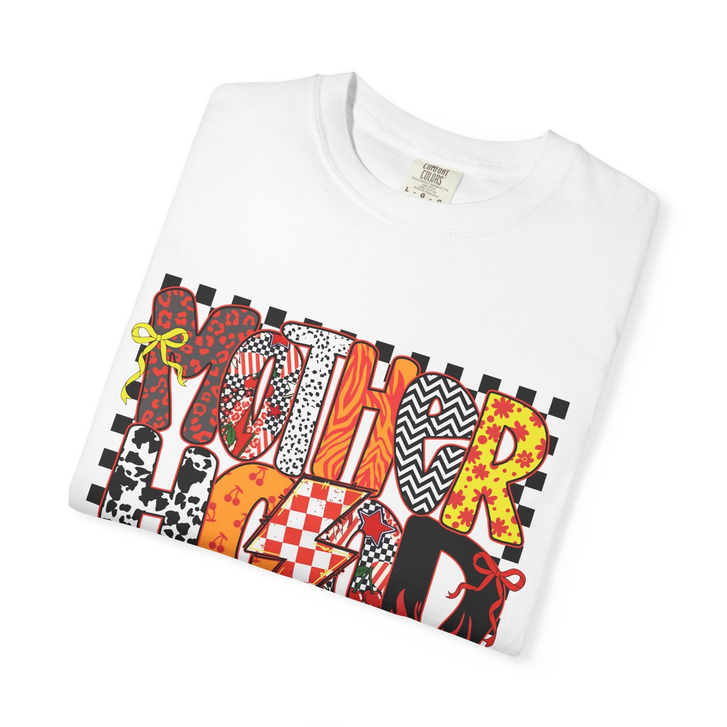 Vibrant Graphic Tee, Motherhood T-Shirt, Gift for New Moms, Casual Style, Unique Baby Shower Gift, Everyday Wear