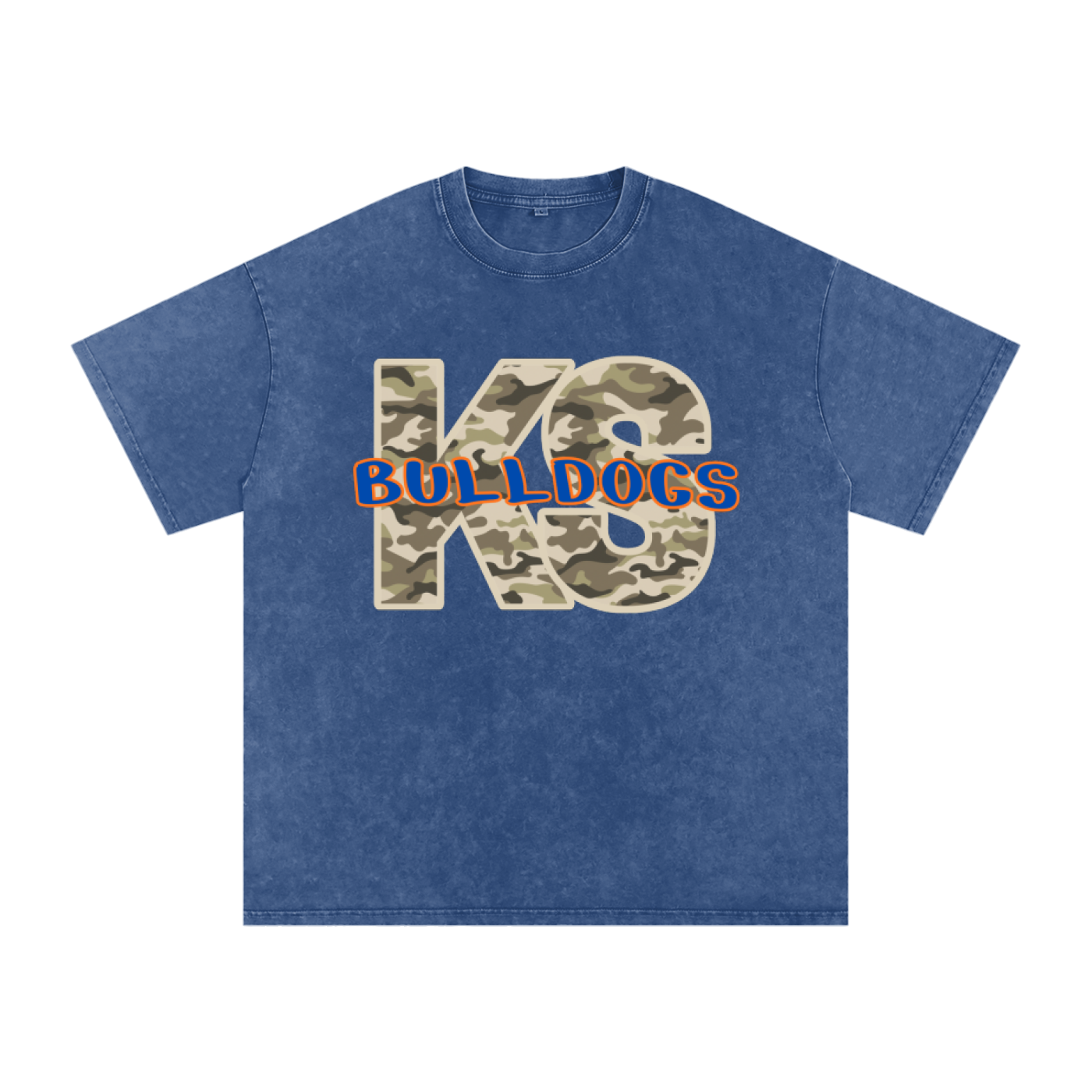 Team camo shirt Snow Washed Oversized Cotton T-Shirt