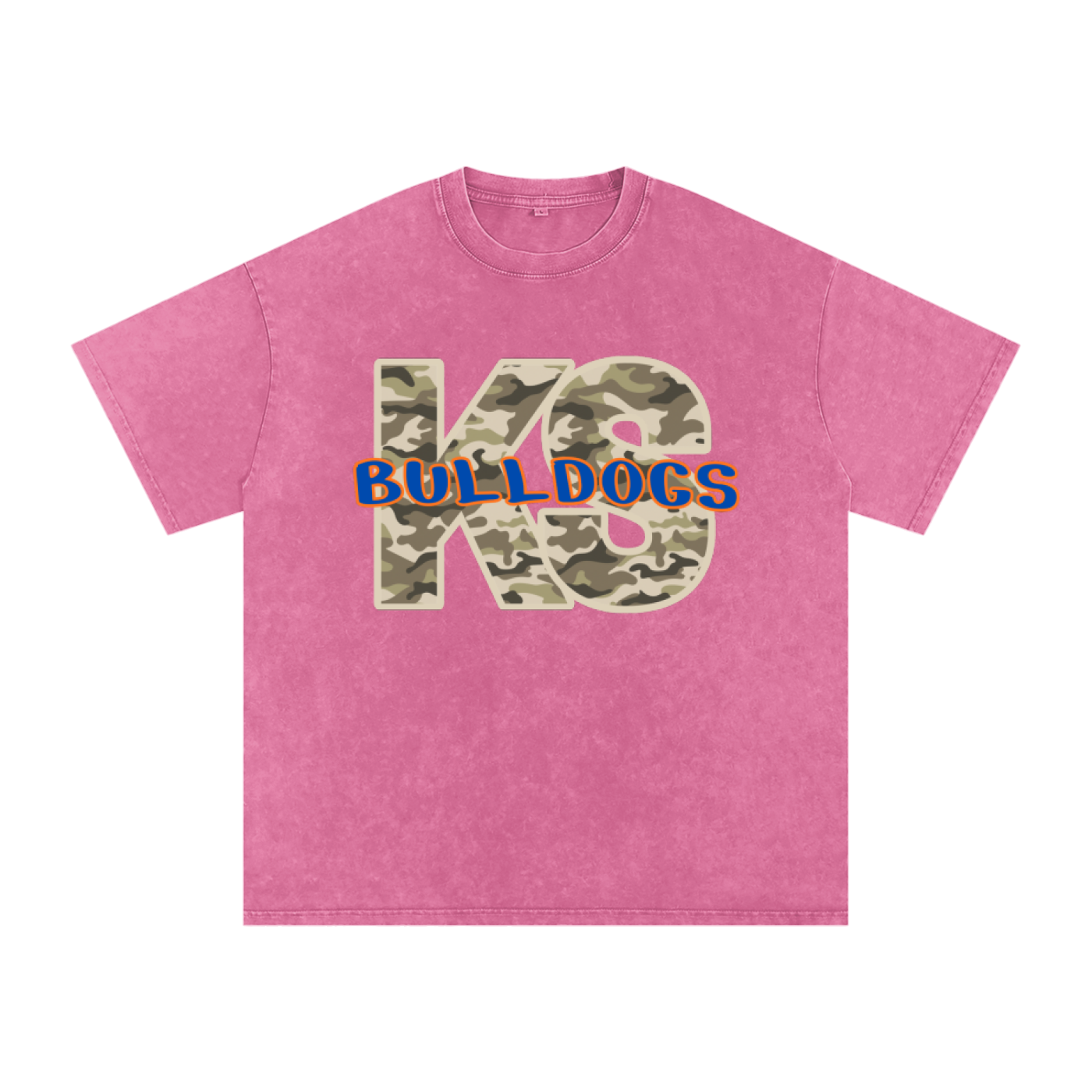 Team camo shirt Snow Washed Oversized Cotton T-Shirt