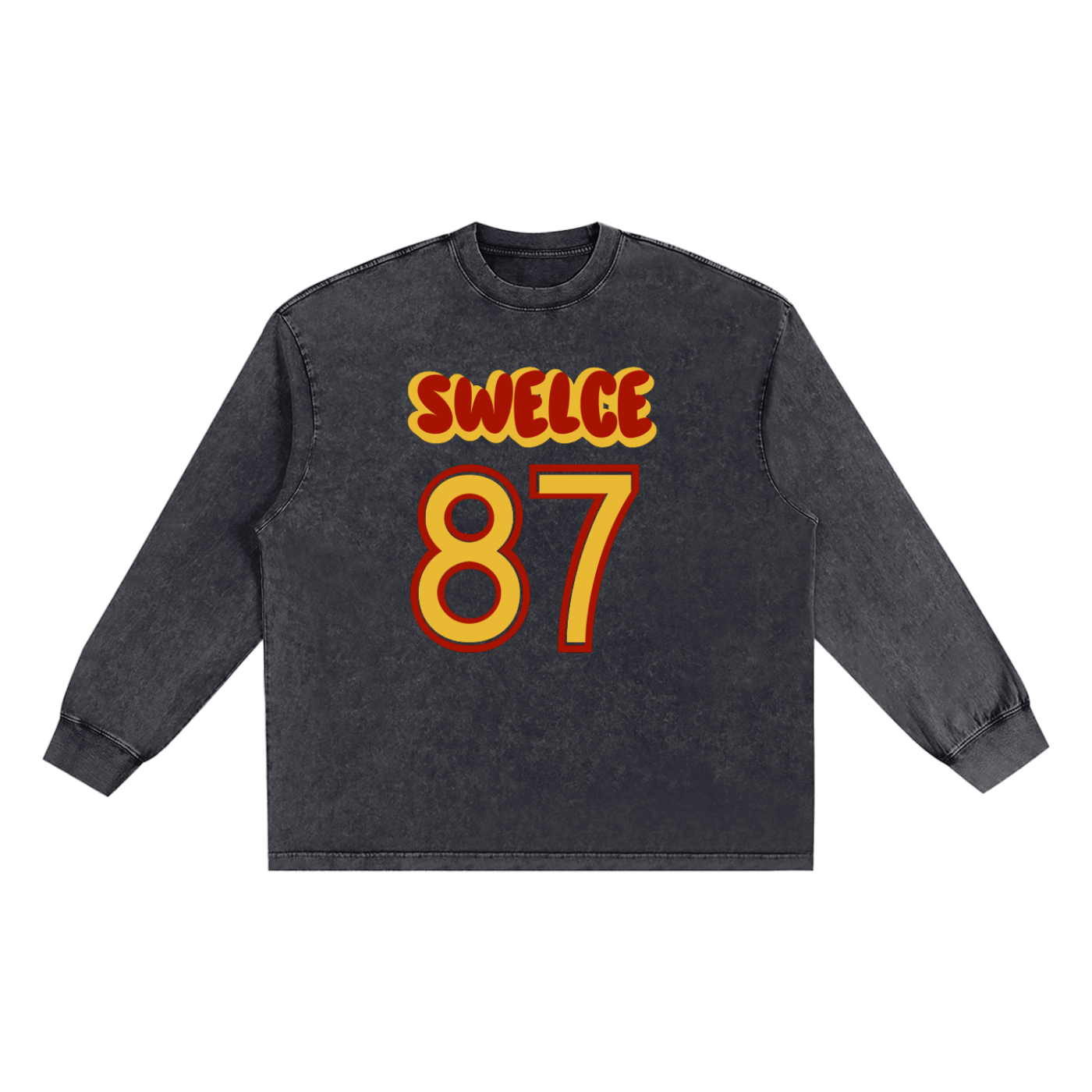 Snow Washed Frayed Edge T-Shirt
