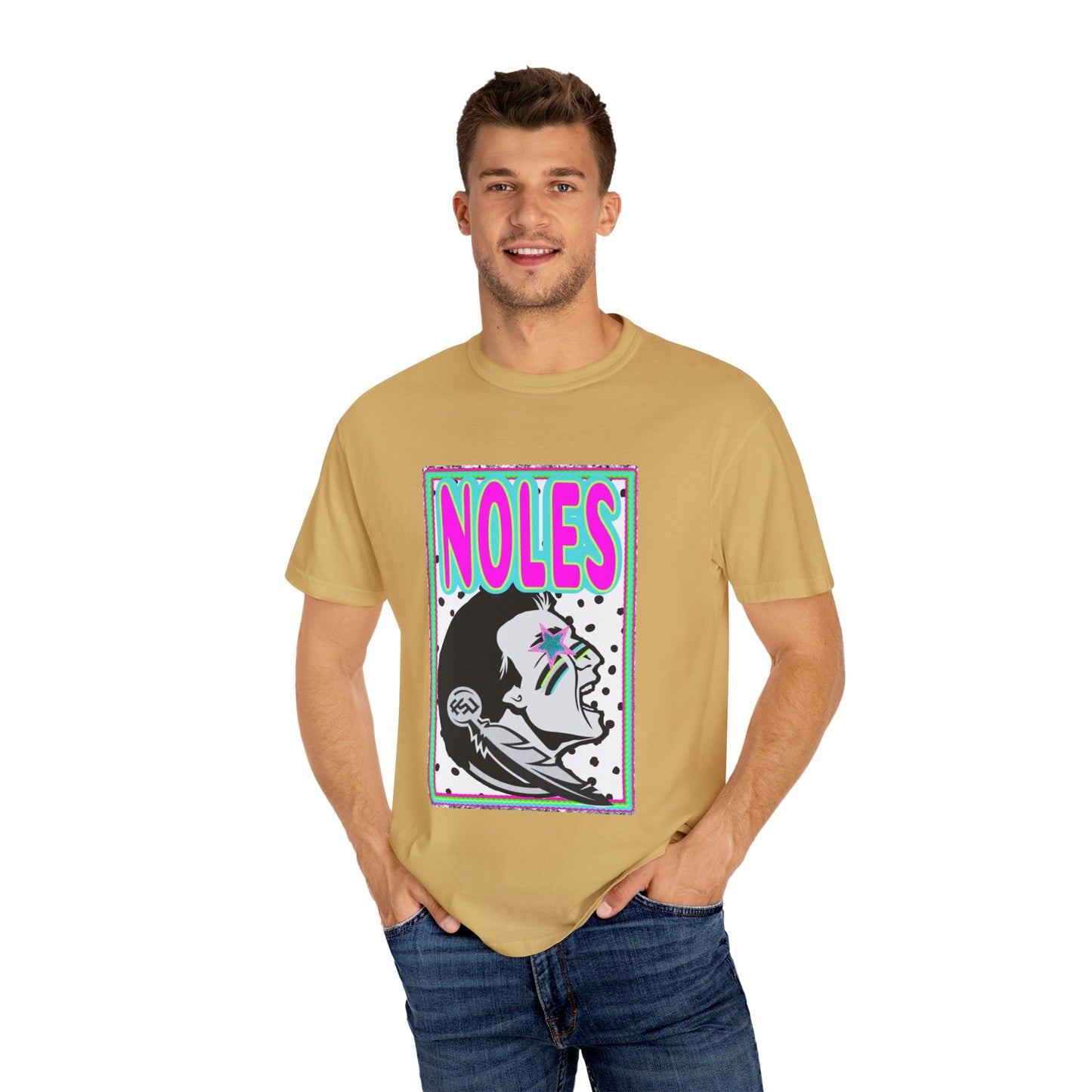 Vibrant Unisex T-shirt for Noles Fans, Retro Style Tee, Sports Apparel, College Merchandise, Game Day Gear, Casual Wear, Fun Gift