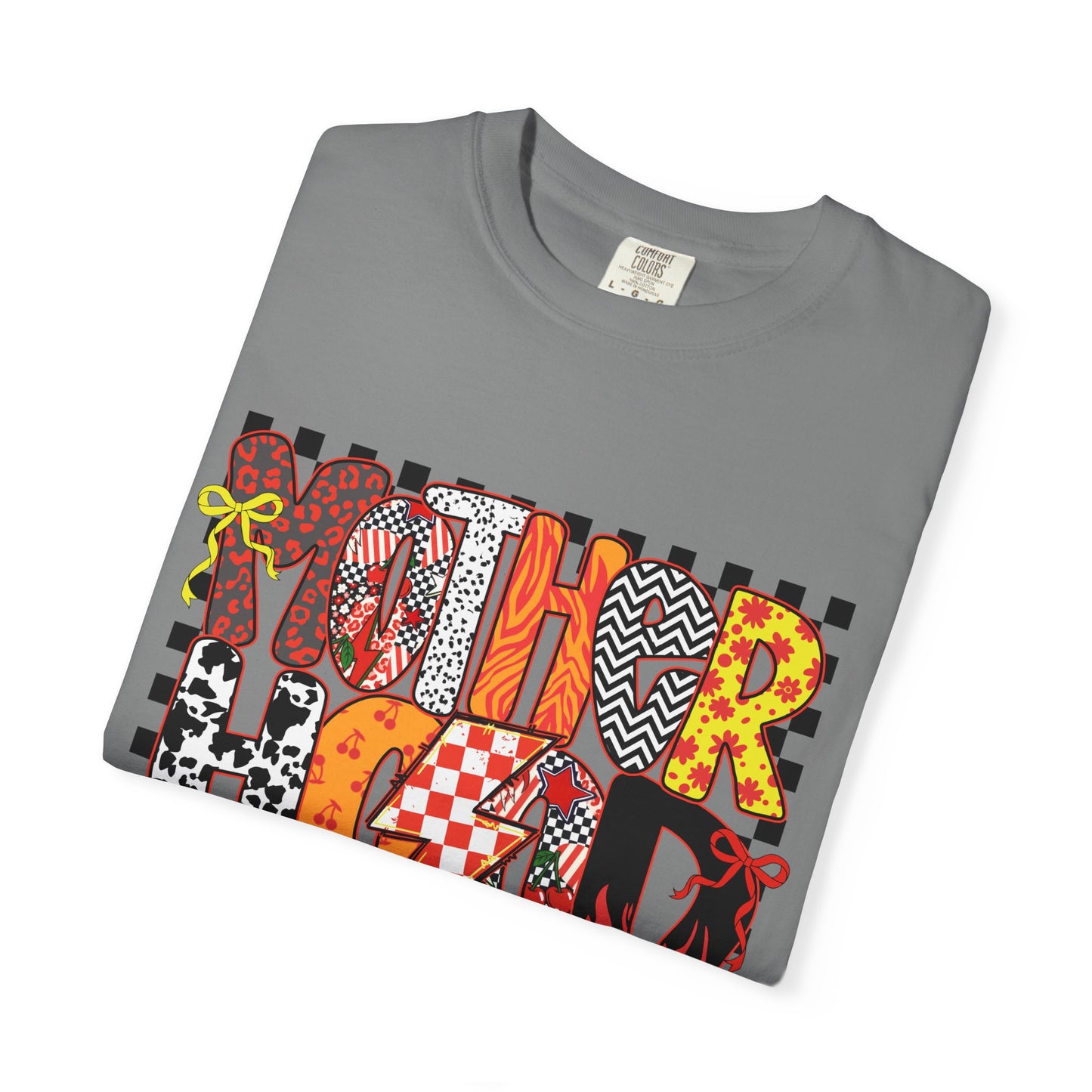 Vibrant Graphic Tee, Motherhood T-Shirt, Gift for New Moms, Casual Style, Unique Baby Shower Gift, Everyday Wear