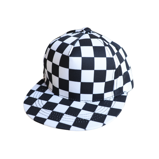 SOLID CHECKERED SNAPBACK // Y+R UNBRANDED BASICS