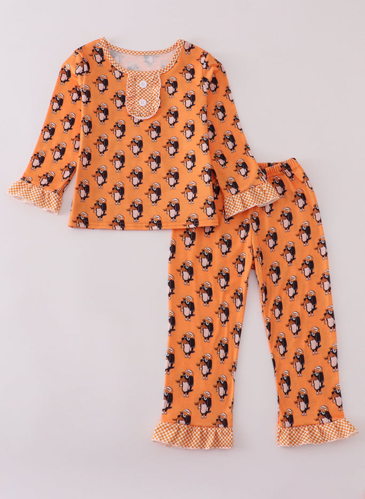 print pajamas pants set