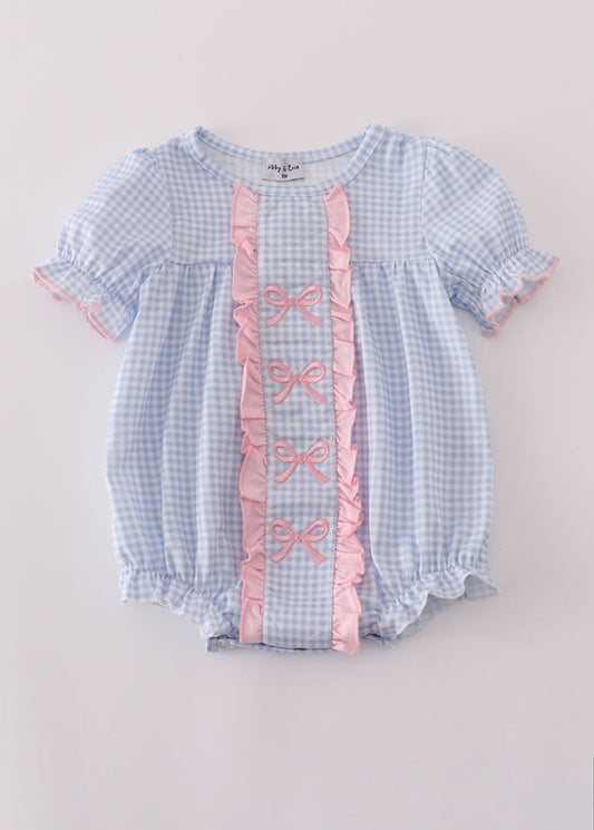 BLUE/WHITE EMBROIDERY