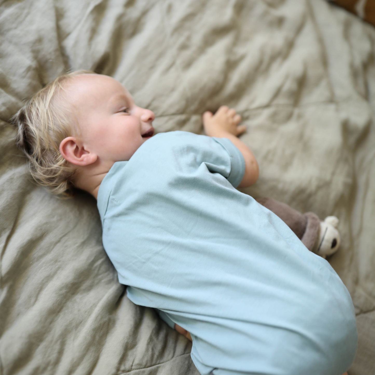 Play Romper - Pacific Blue