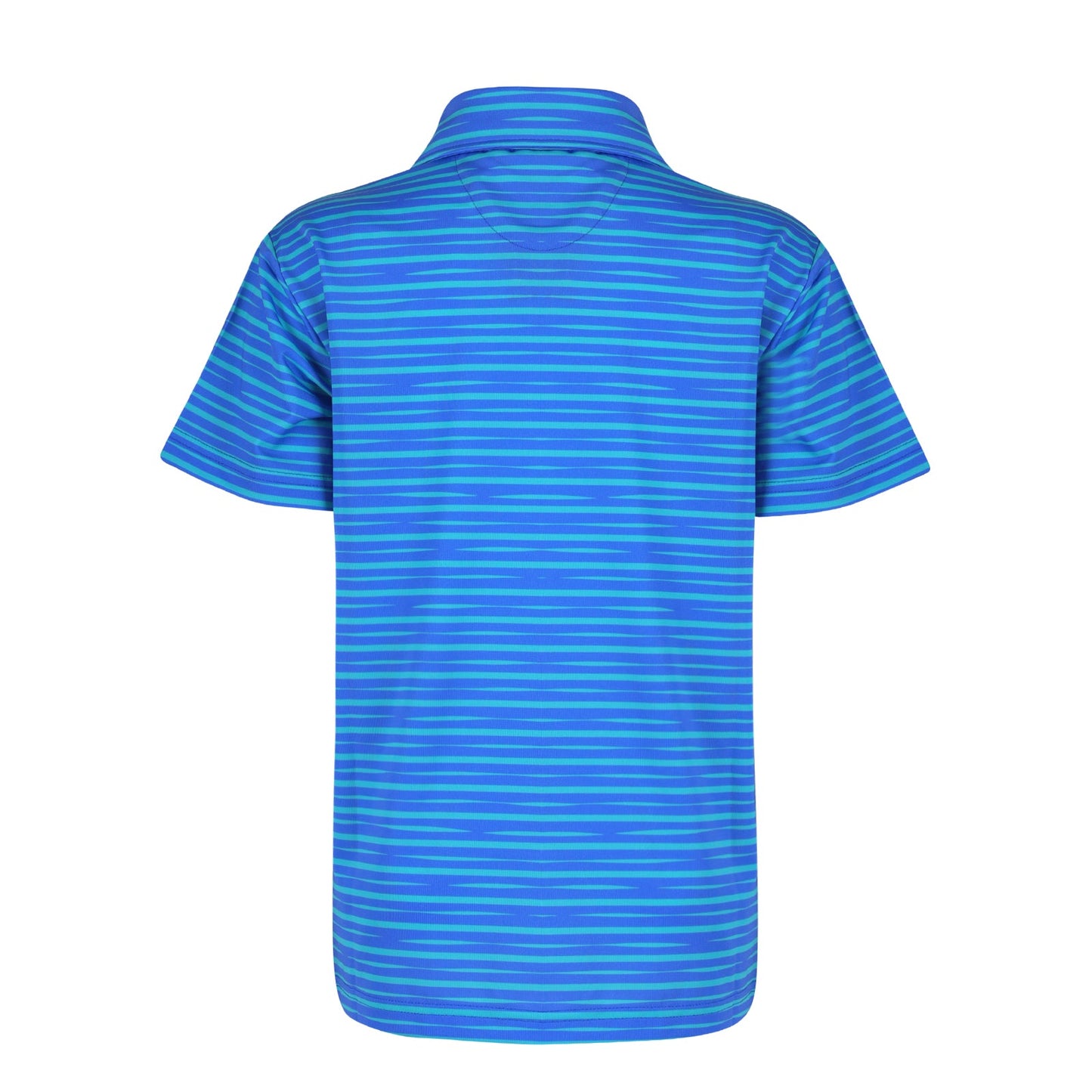 Walker Boys Golf & Tennis Performance Polo -Sonoma Stripe Oasis