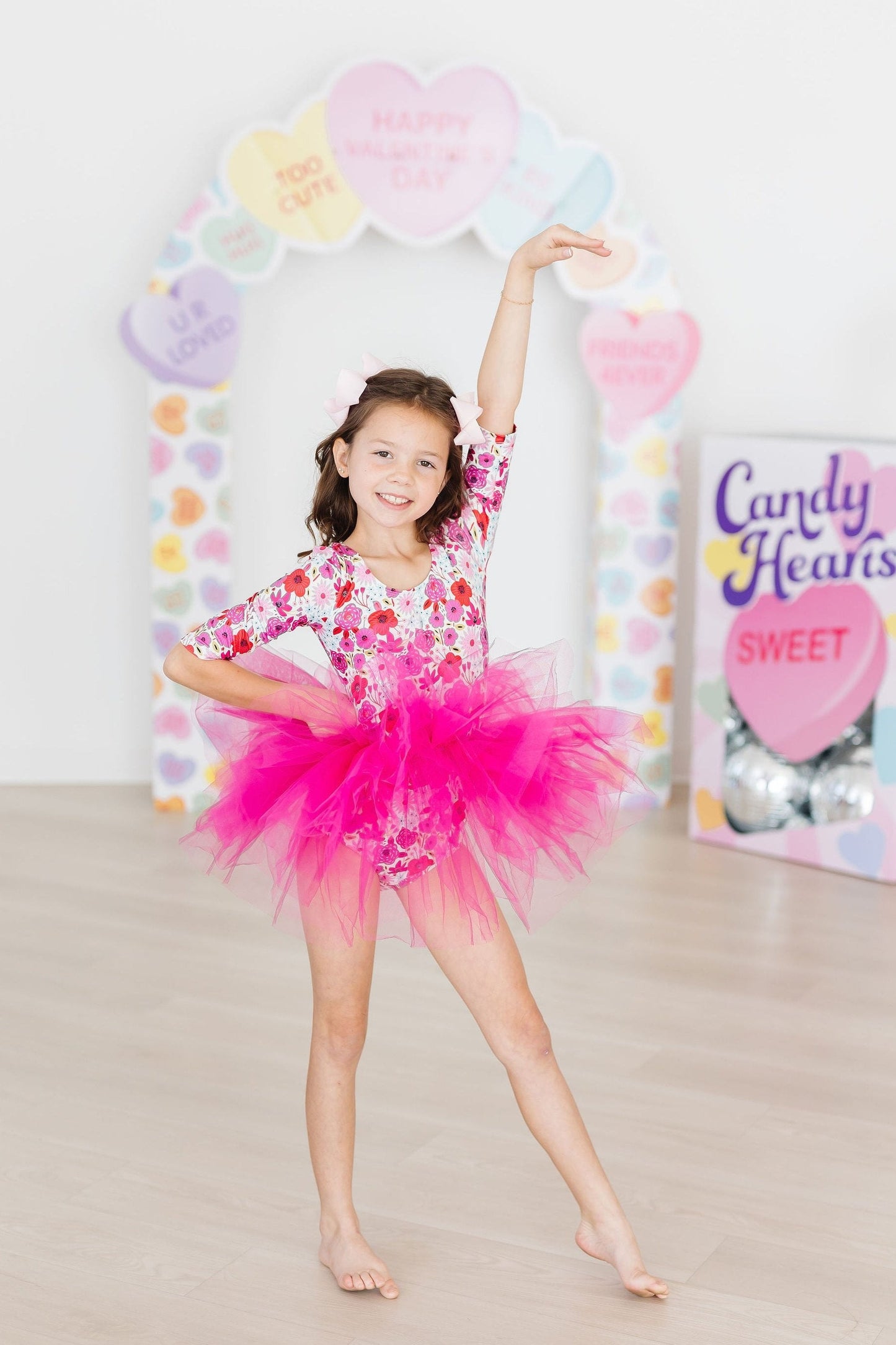 SALE Secret Garden 3/4 Sleeve Tutu Leotard