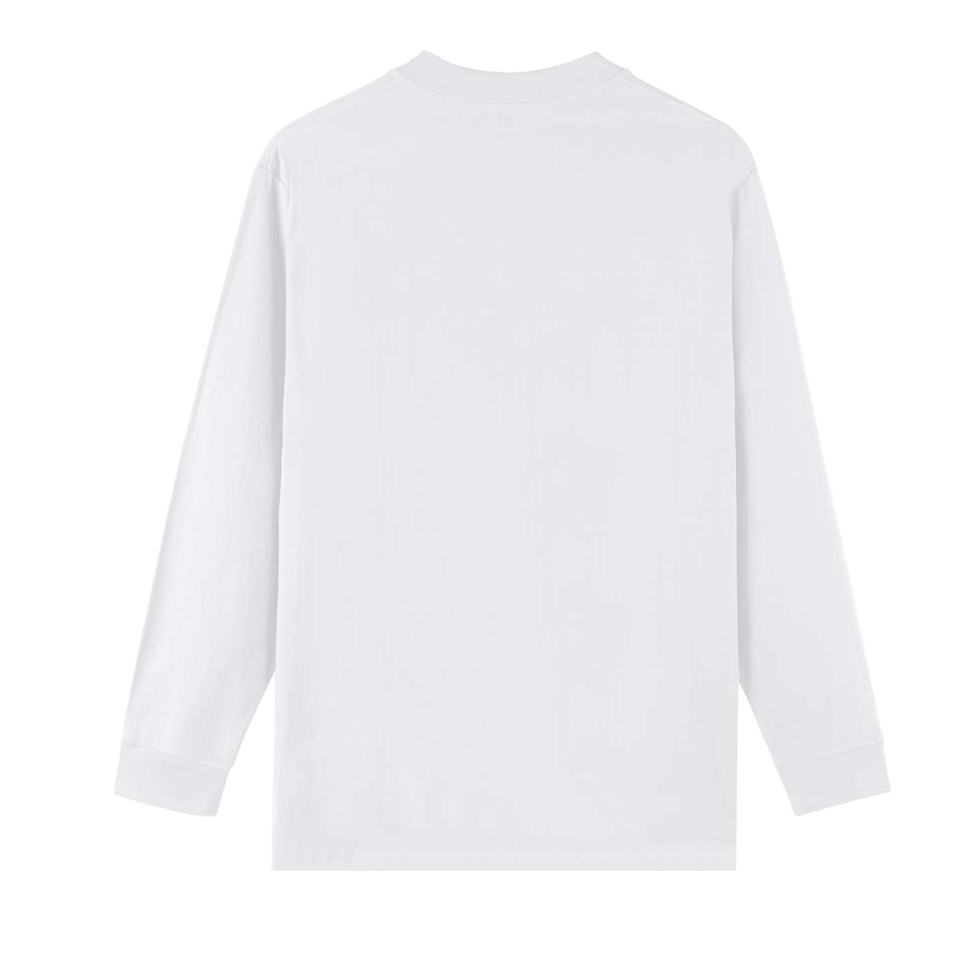 LOLLIE Crew Neck Drop Shoulder Long Sleeve Shirt