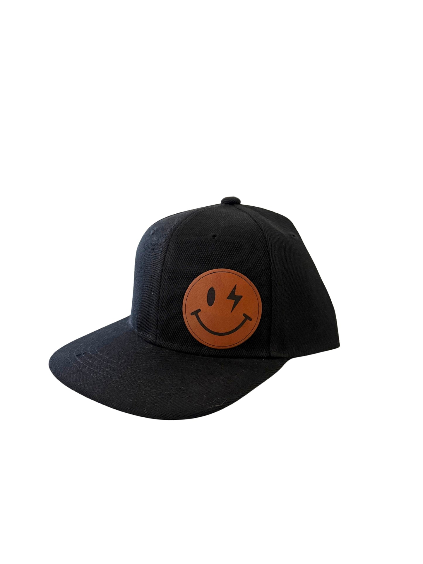 Lightning Bolt Smiley Face Hat