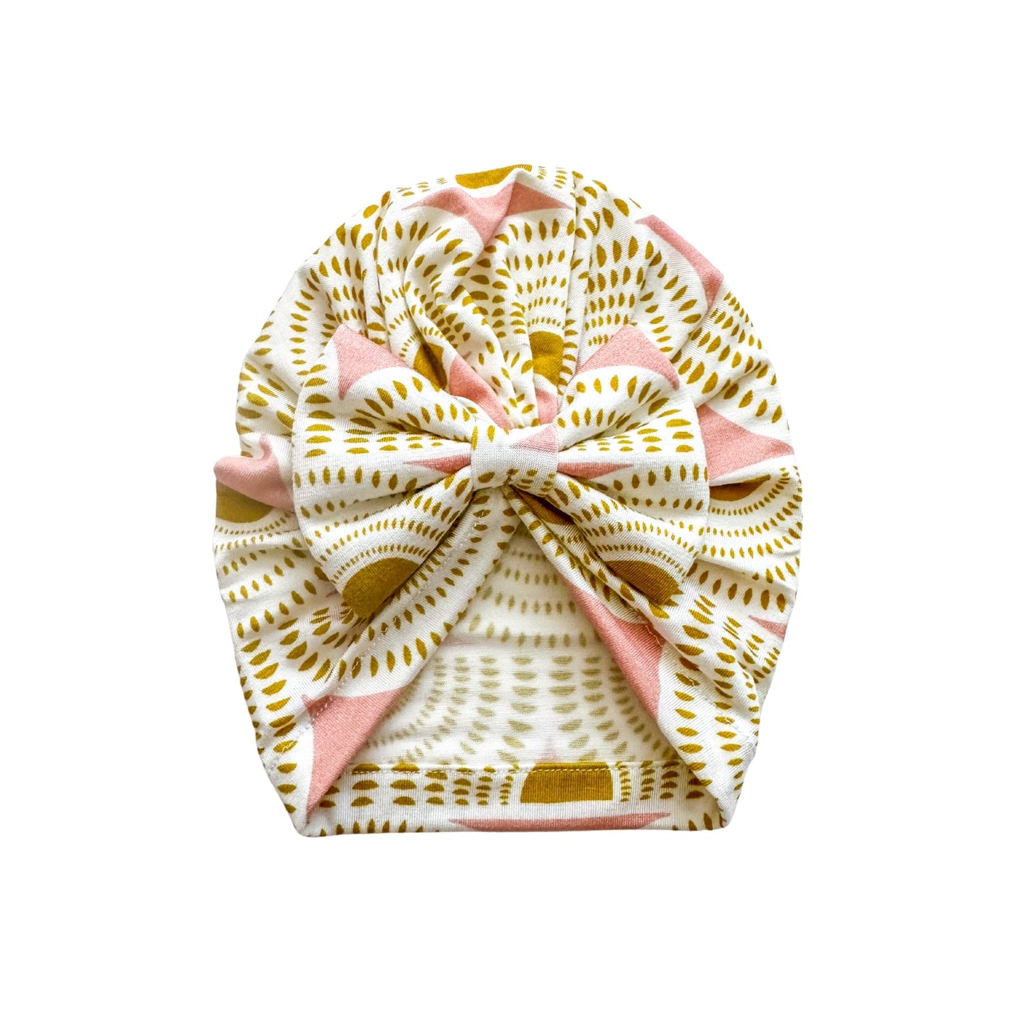 Bow Turban Hat - Vintage Sunshine