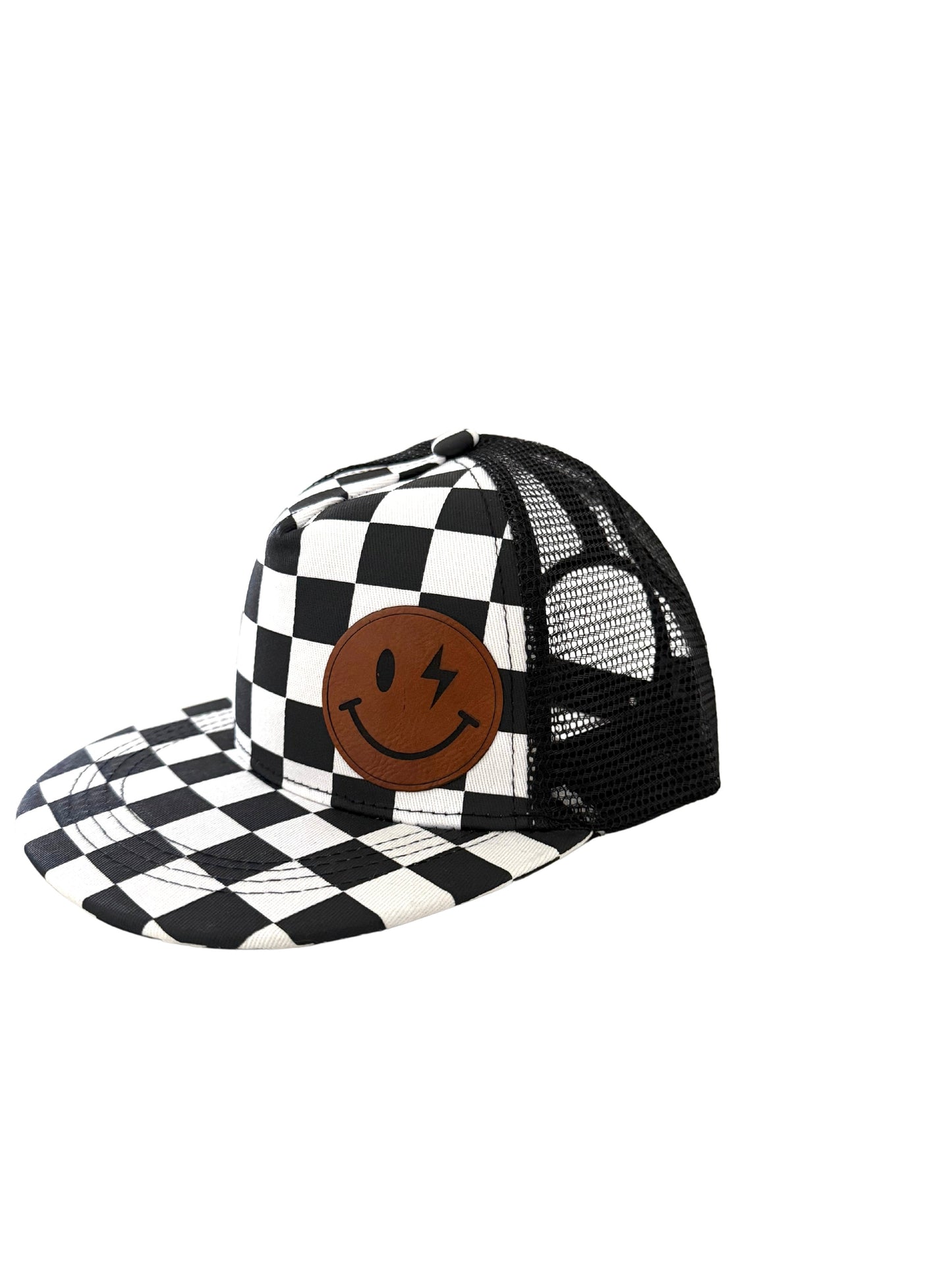 Lightning Bolt Smiley Face Hat