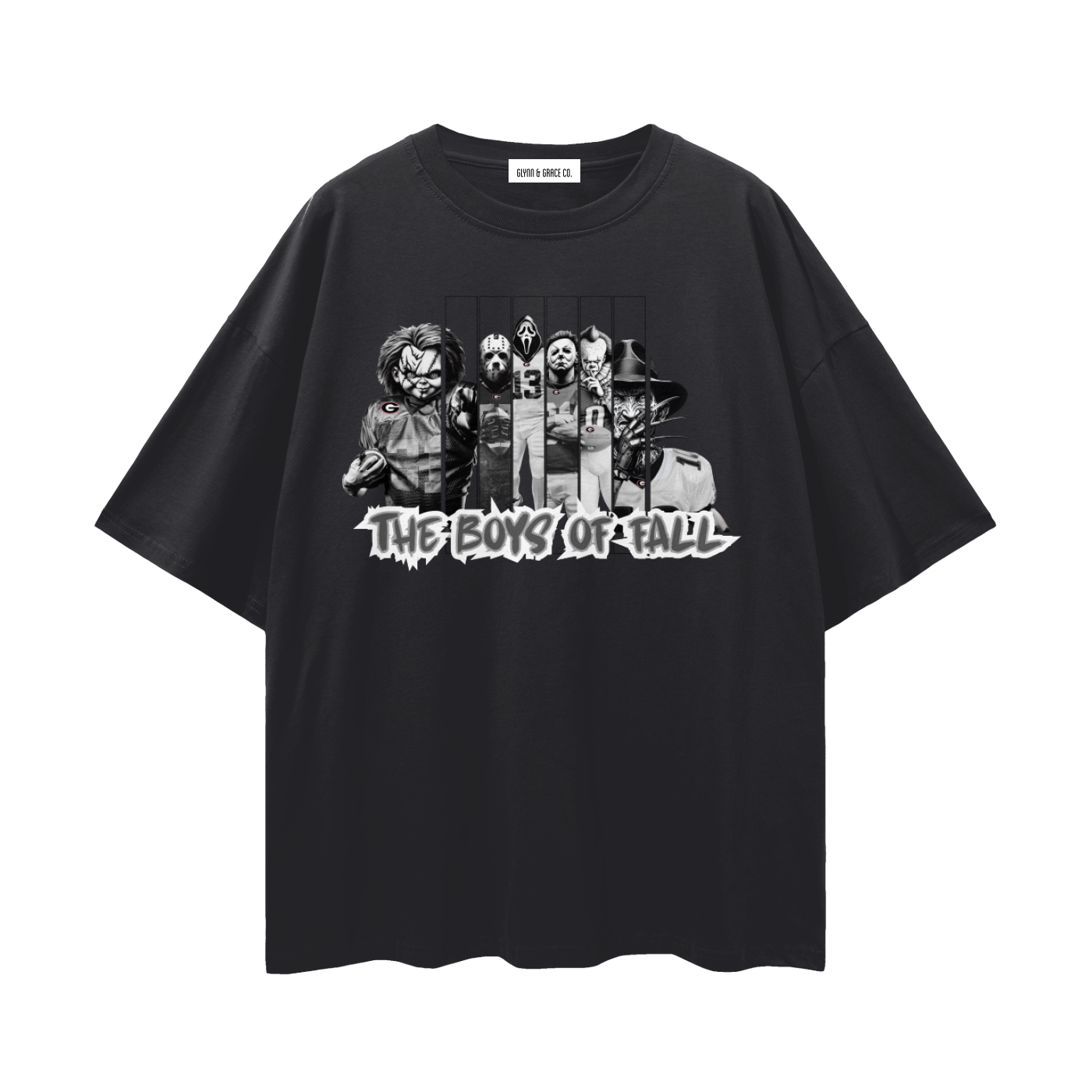 "boys of fall"Streetwear Loose Drop Shoulder T-Shirt