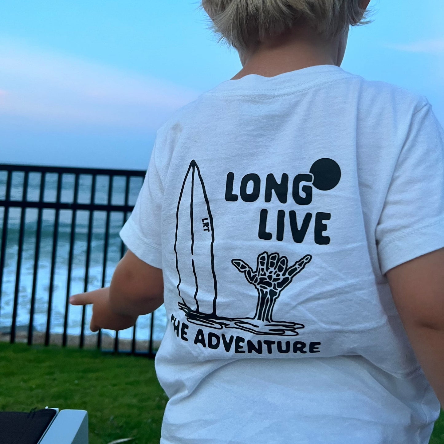 LONG LIVE THE ADVENTURE TEE - WHITE