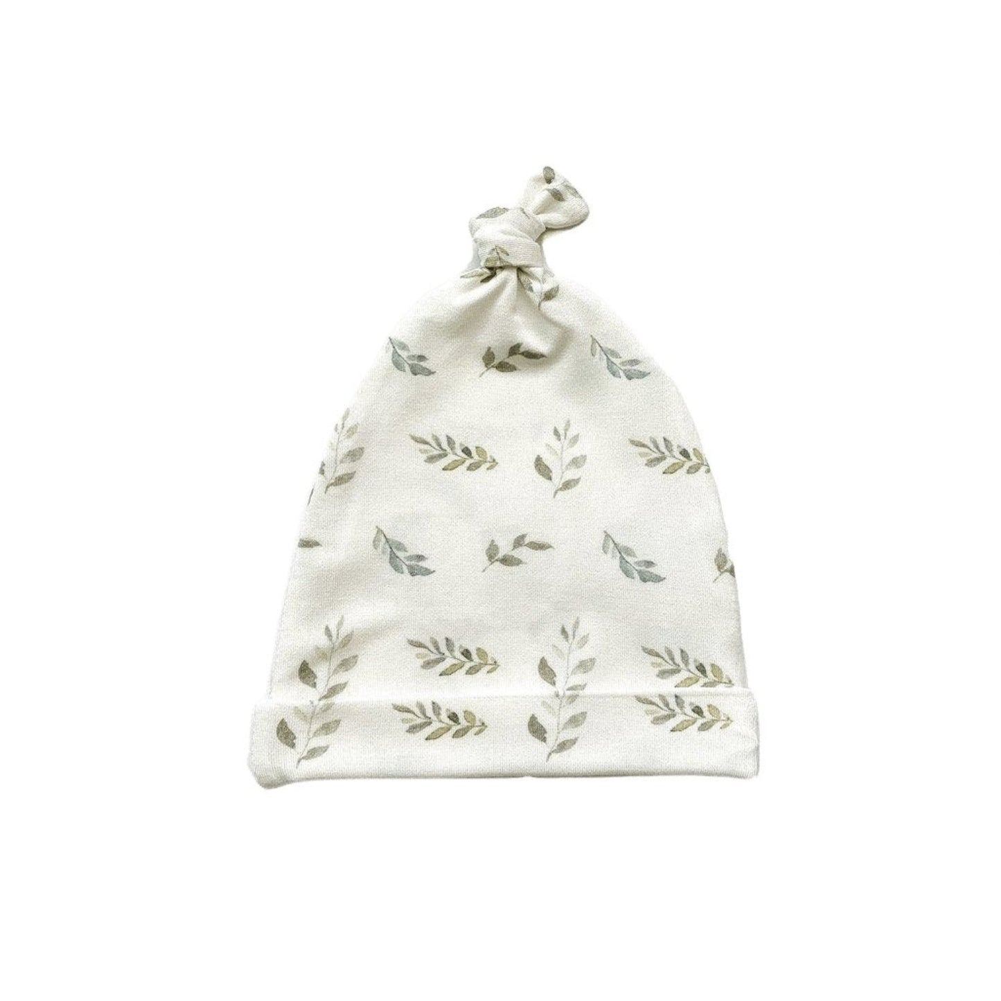 Knot Hat - Green Leaves