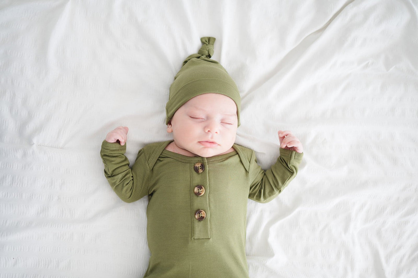 Knot Hat - Olive Green