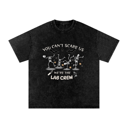 Lab crew Snow Washed Oversized Cotton T-Shirt