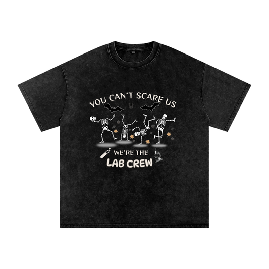 Lab crew Snow Washed Oversized Cotton T-Shirt