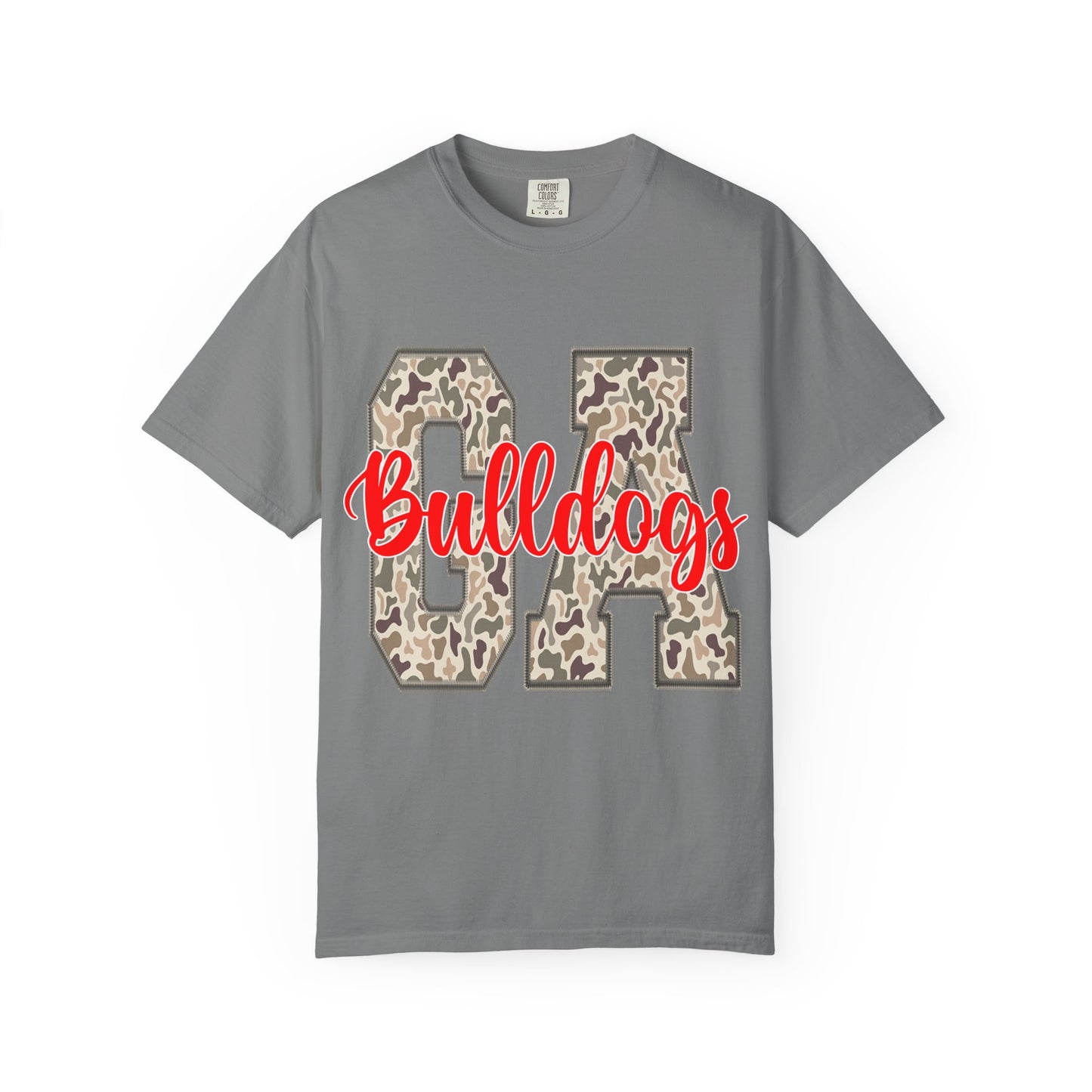 Leopard Print Bulldogs Unisex T-Shirt | Casual Wear, School Spirit, Gift Idea, Team Apparel, Everyday Comfort