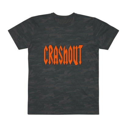 Men's Graphic Tee, CRASHOUT Leopard Print Shirt, Casual Streetwear, Gift for Him, Festival Fashion, Cool Summer Outfit