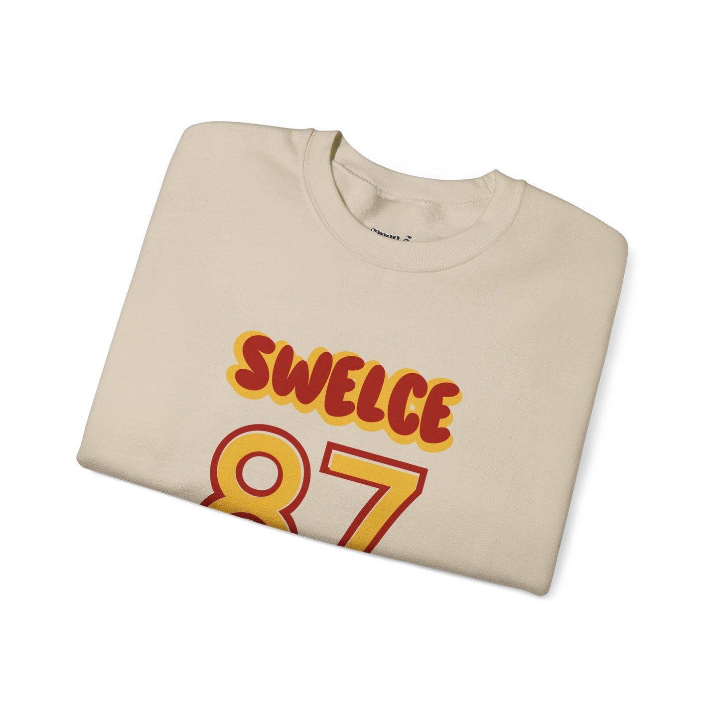 Retro Style Unisex Crewneck Sweatshirt - 'Swelce 87' | Cozy Fashion, Gift for Friends, Casual Wear, Fall Essentials, Trendy Outfit
