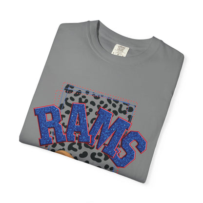 Unisex Softball Graphic T-Shirt - RAMS Design, Beach Outfits, Sports Fans, Team Events, Gifts for Athletes