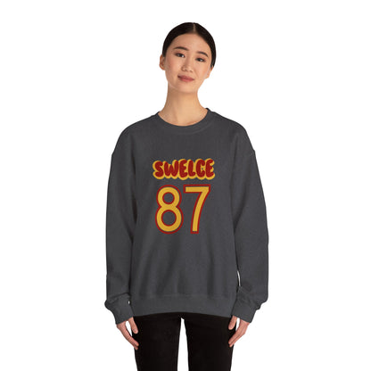Retro Style Unisex Crewneck Sweatshirt - 'Swelce 87' | Cozy Fashion, Gift for Friends, Casual Wear, Fall Essentials, Trendy Outfit
