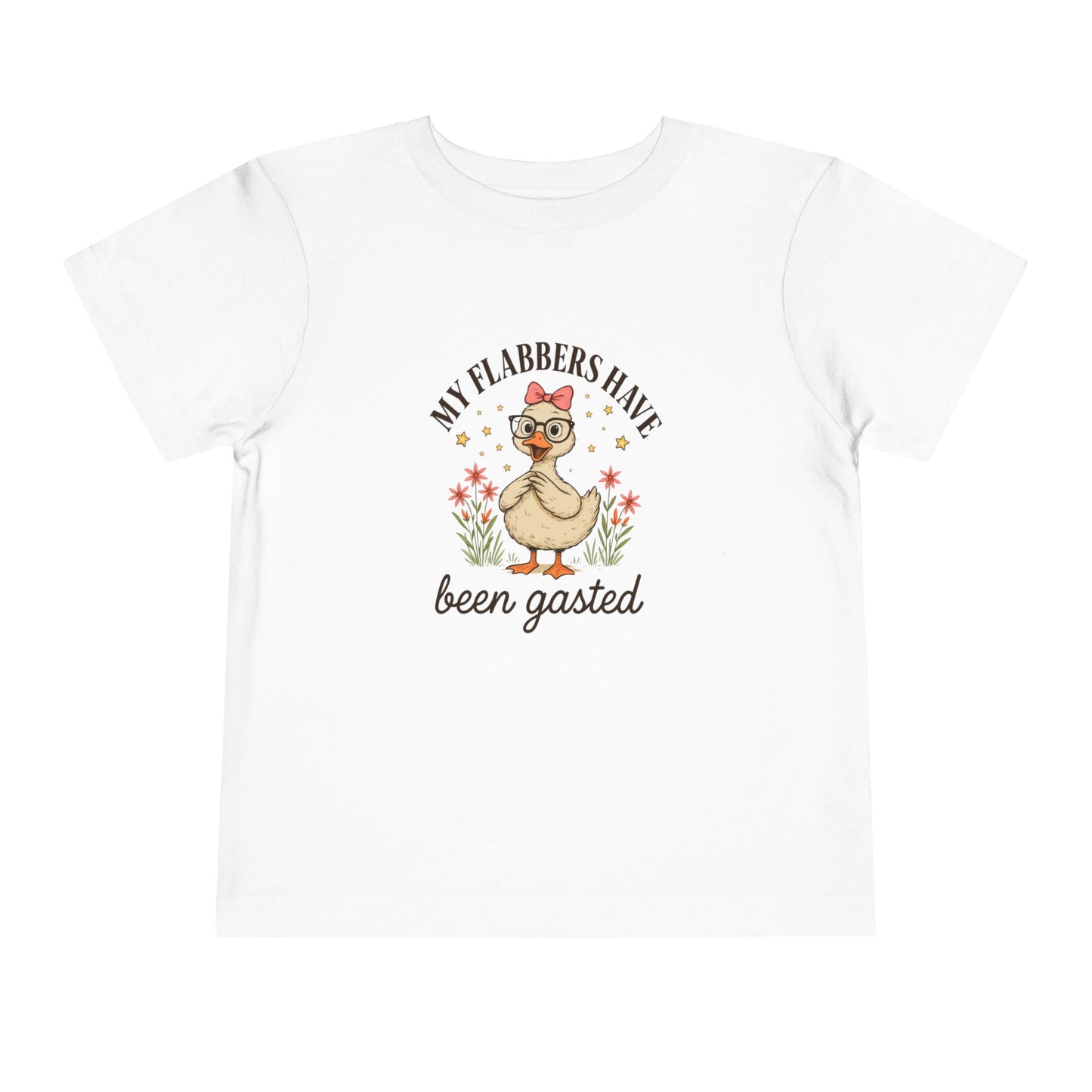 Cute Toddler Tee: "My Flabbers Have Been Gasted" Funny Animal Shirt, Kids Birthday Gift, Playdate Outfit, Toddler Clothing, Animal [...]