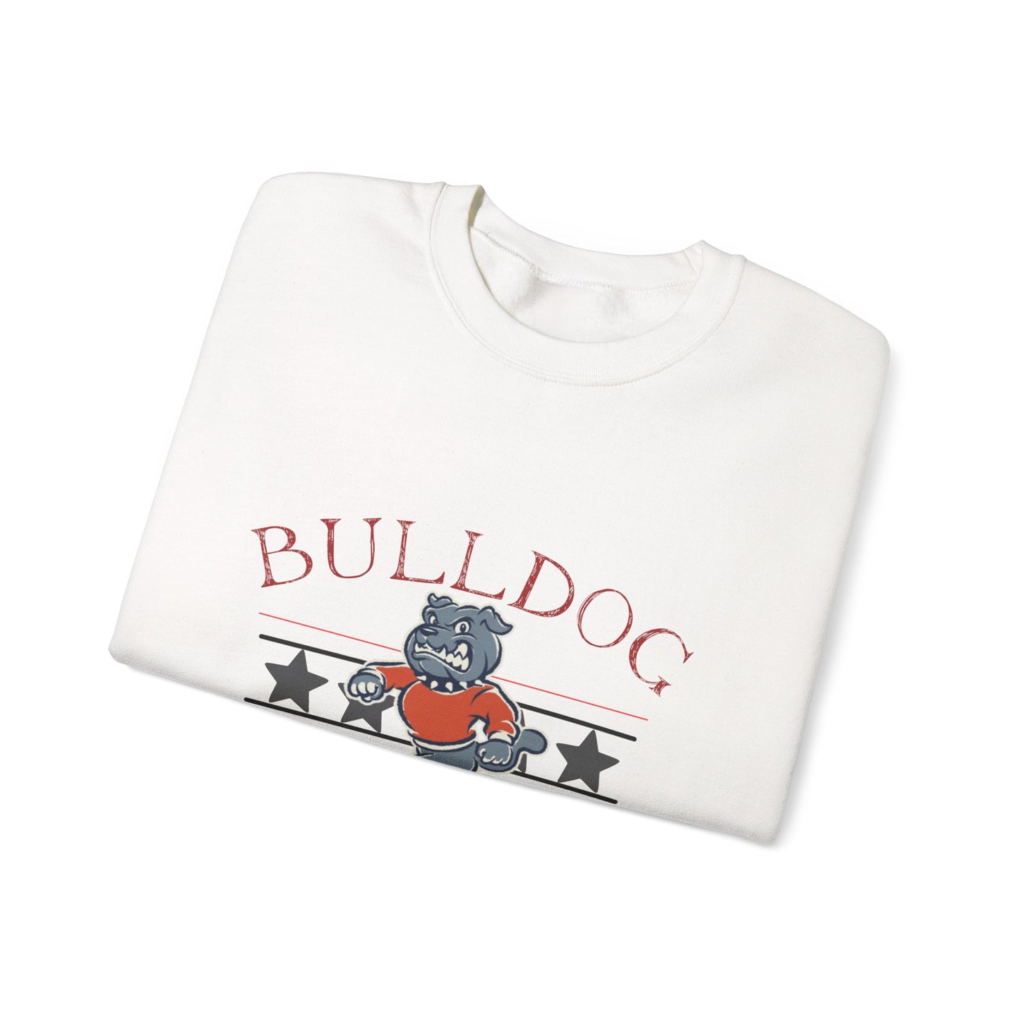 Bulldog Pride Unisex Sweatshirt, Cozy Apparel for Dog Lovers, Perfect for School Spirit, Casual Outings, Gift for Pet Owners