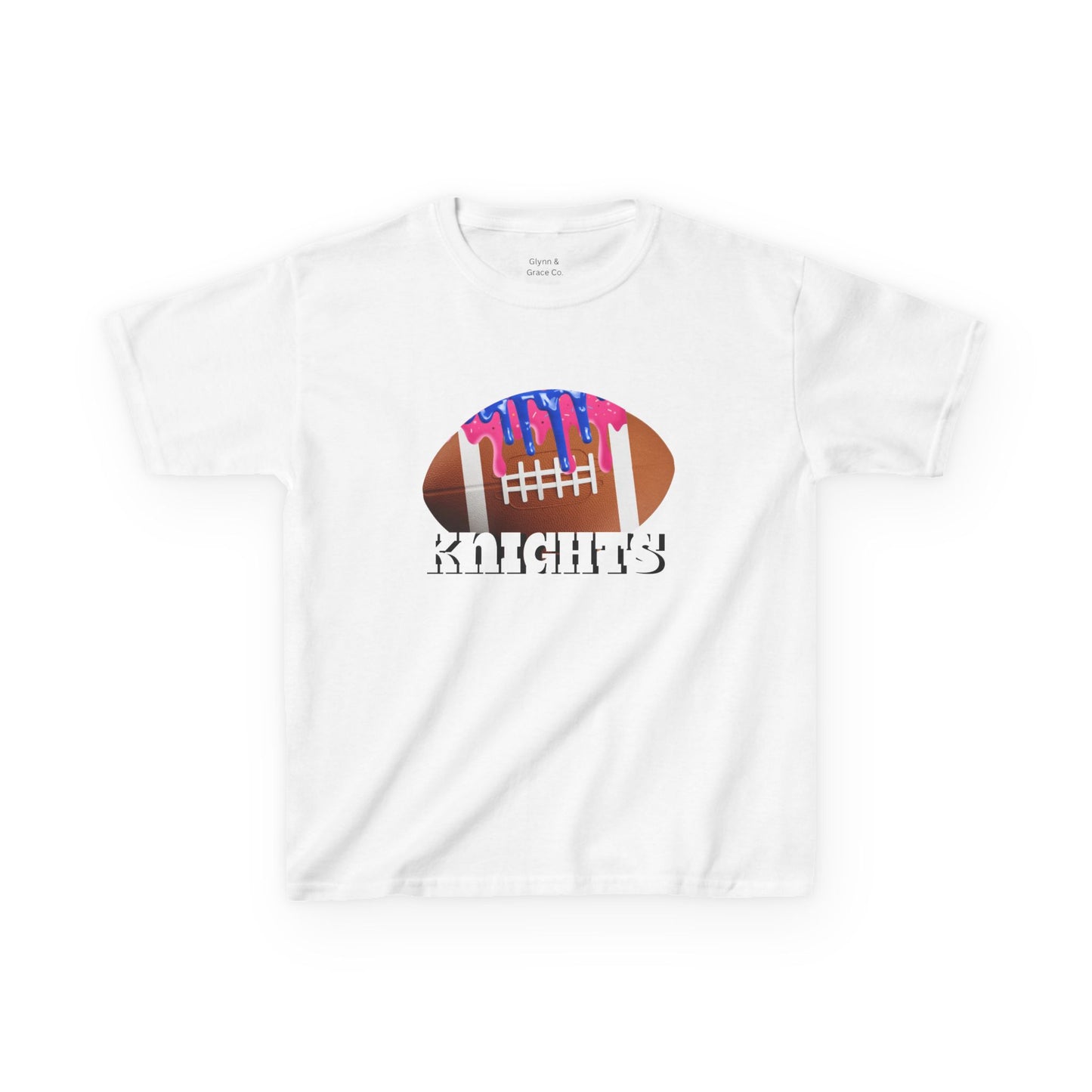 Knights Kids Football Tee | Fun Sports Shirt for Young Athletes, Perfect for Team Spirit, Birthday Gifts, Game Day, Casual Wear