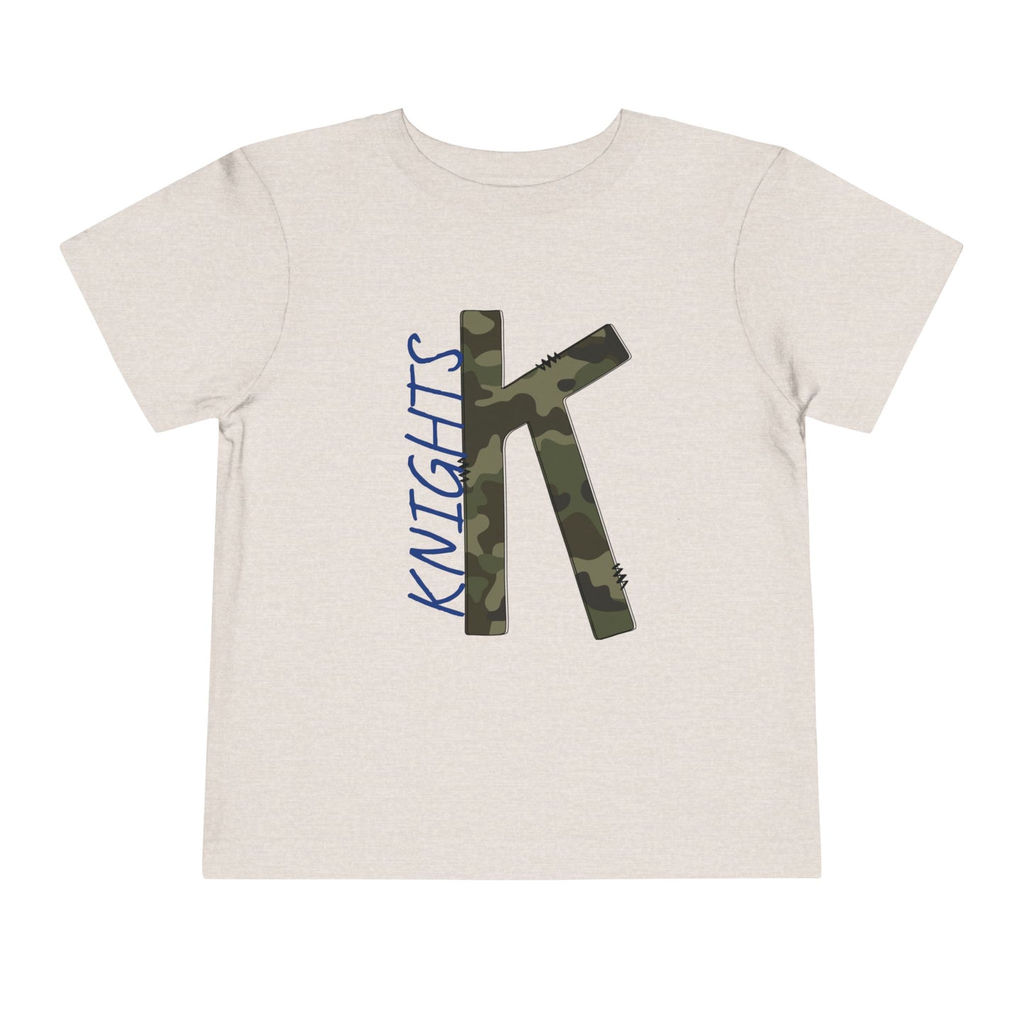 Camo Knights Toddler Tee, Kids T-Shirt, Playwear, Birthday Gift, Back to School, Camouflage Shirt