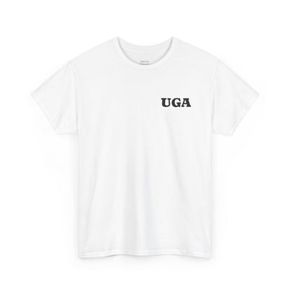 UGA Bulldogs Unisex Heavy Cotton Tee - Sports Shirt, College Apparel, Team Gear, Casual Wear, Gift for Fans