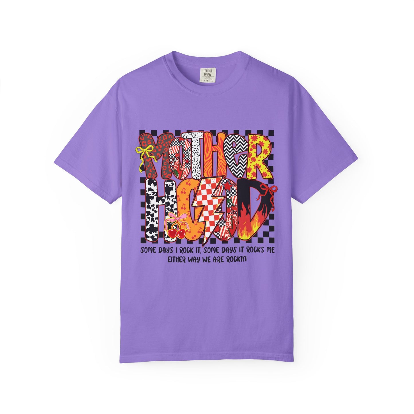 Vibrant Graphic Tee, Motherhood T-Shirt, Gift for New Moms, Casual Style, Unique Baby Shower Gift, Everyday Wear