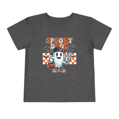 Spooky Toddler Tee - Halloween Shirt for Kids, Ghost Graphic T-Shirt, Toddler Costume Top, Fun Kids Apparel, Halloween Outfit