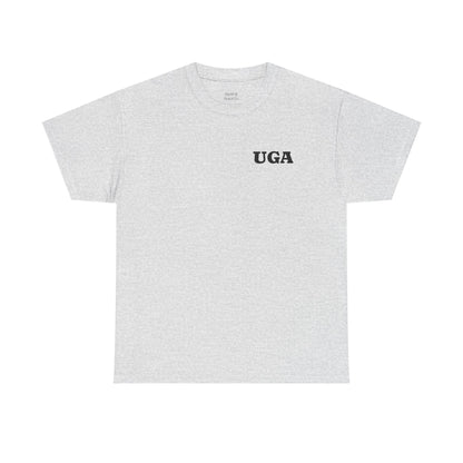 UGA Bulldogs Unisex Heavy Cotton Tee - Sports Shirt, College Apparel, Team Gear, Casual Wear, Gift for Fans