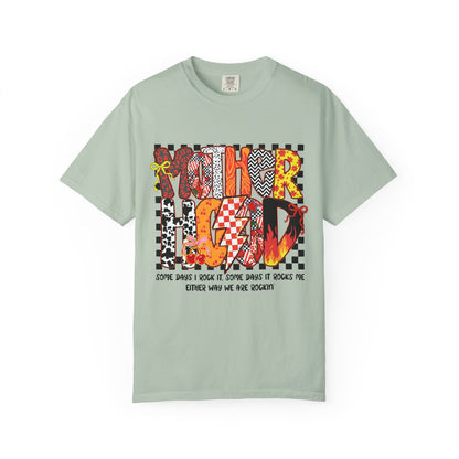 Vibrant Graphic Tee, Motherhood T-Shirt, Gift for New Moms, Casual Style, Unique Baby Shower Gift, Everyday Wear