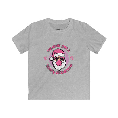 Christmas Santa Kids Tee, Holiday Shirt, Youth Christmas Apparel, Funny Kids T-Shirt, Unique Santa Design, Gift for Children