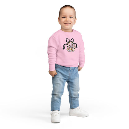 Toddler Sweatshirt with Bow Design, Cozy Kids Pullover, Cute Baby Sweater, Gifts for Toddlers, Birthday Outfit