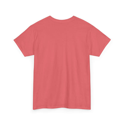 Colorful Unisex Heavy Cotton Tee - Running On Anxiety, Casual Wear, Graphic Tee, Gift for Anxiety Relief, Fun Everyday Style