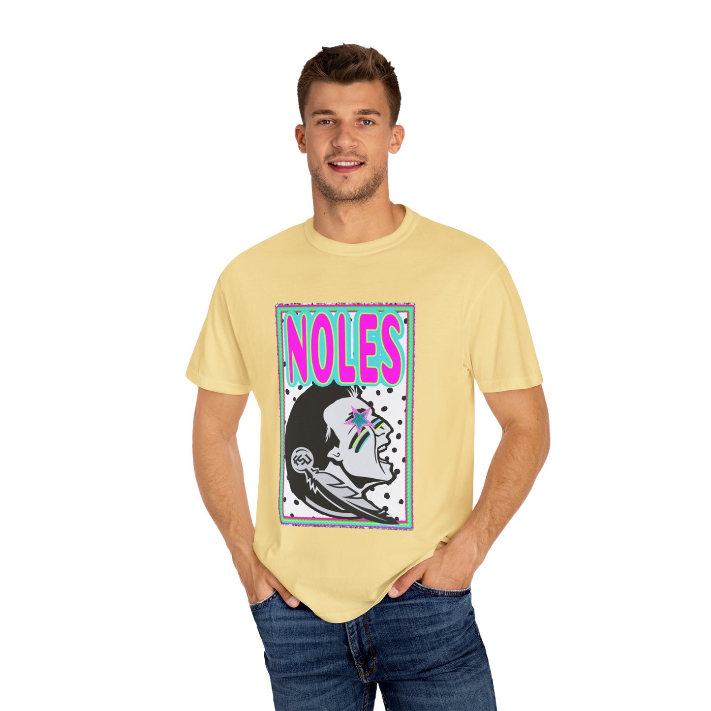 Vibrant Unisex T-shirt for Noles Fans, Retro Style Tee, Sports Apparel, College Merchandise, Game Day Gear, Casual Wear, Fun Gift