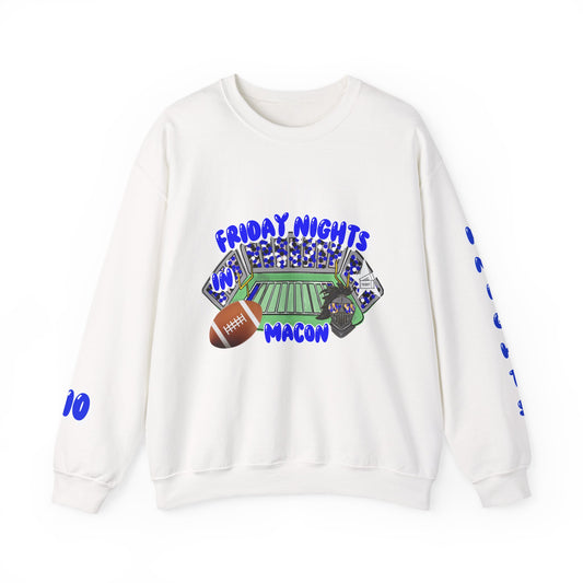 Friday Nights Crewneck Sweatshirt, Unisex Football Team Apparel, Cozy Game Day Sweatshirt, Perfect Gift for Sports Fans, Casual Weekend Wear