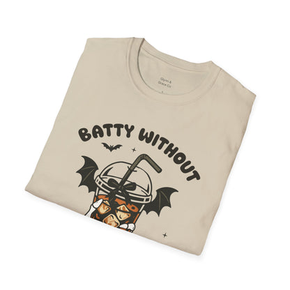 Batty Without Coffee T-Shirt - Fun Graphic Tee, Unisex Halloween Apparel, Cute Coffee Lover Gift, Batty Designs for Coffee [...]